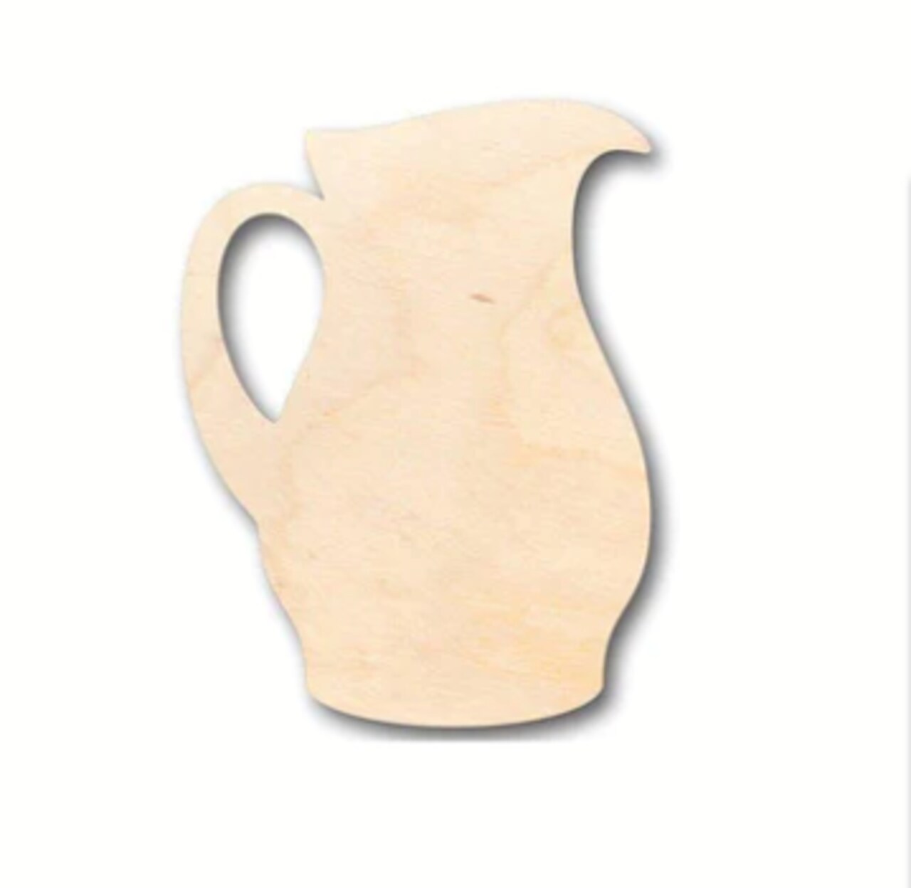 Chanukah Jug Wood Cutouts 3" x 2.25" (5 Pack) – Craft Shapes for Holiday Projects & Classroom Activities